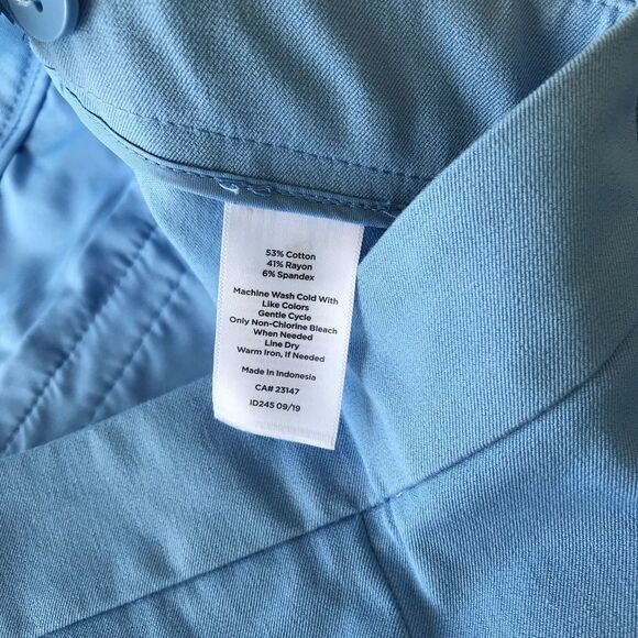 Talbots Sky Blue Trousers - Picture 5 of 7